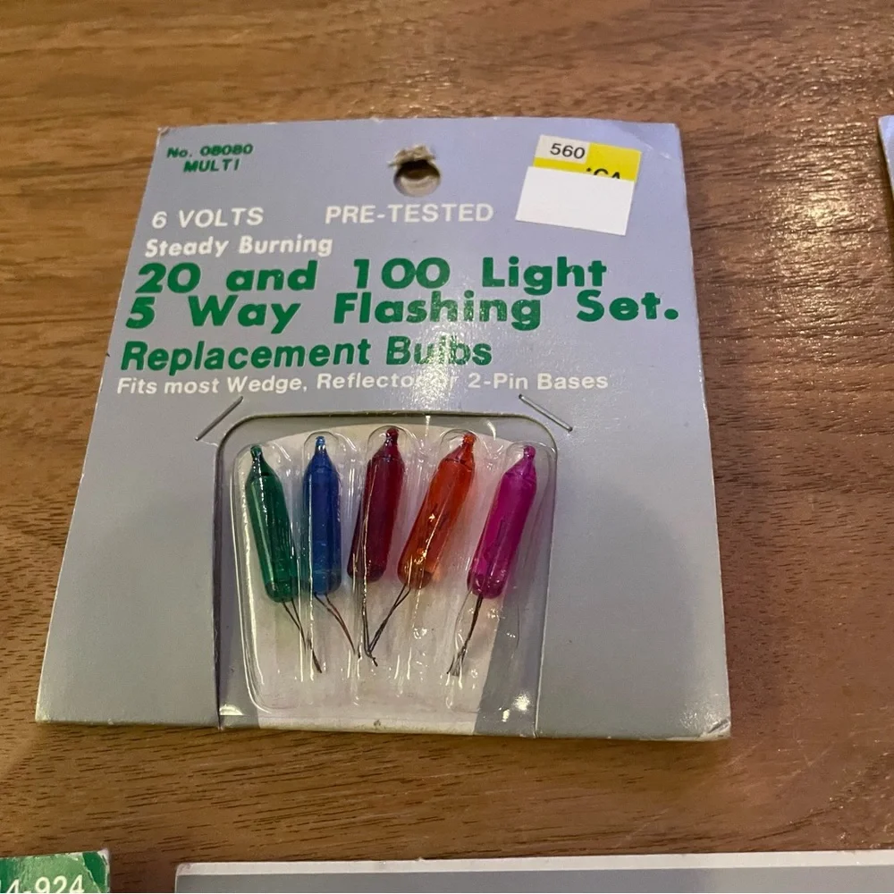 7 packs Christmas light replacement bulbs